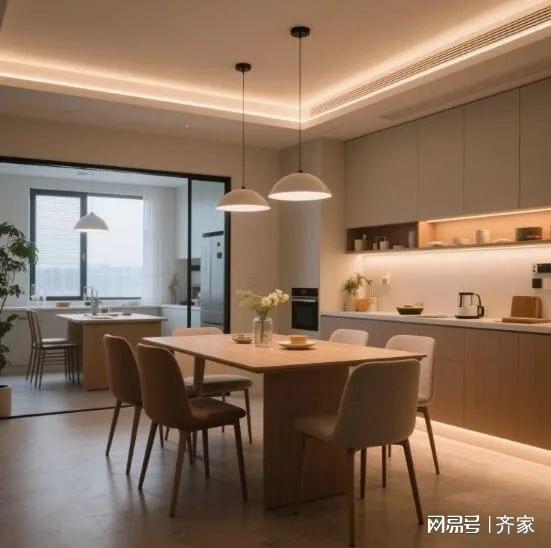 的现代简约餐厅温馨到犯规！不朽情缘手机网站哇塞 这家(图2)